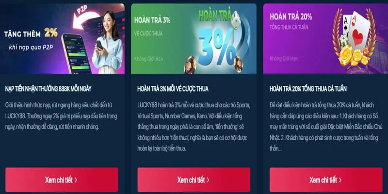 Hình ảnh các ưu đãi và khuyến mãi thể thao hấp dẫn tại luck8333